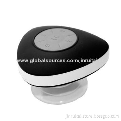 Triangle-shaped IPX4 Waterproof Shower Bluetooth Speaker with Suction Cup